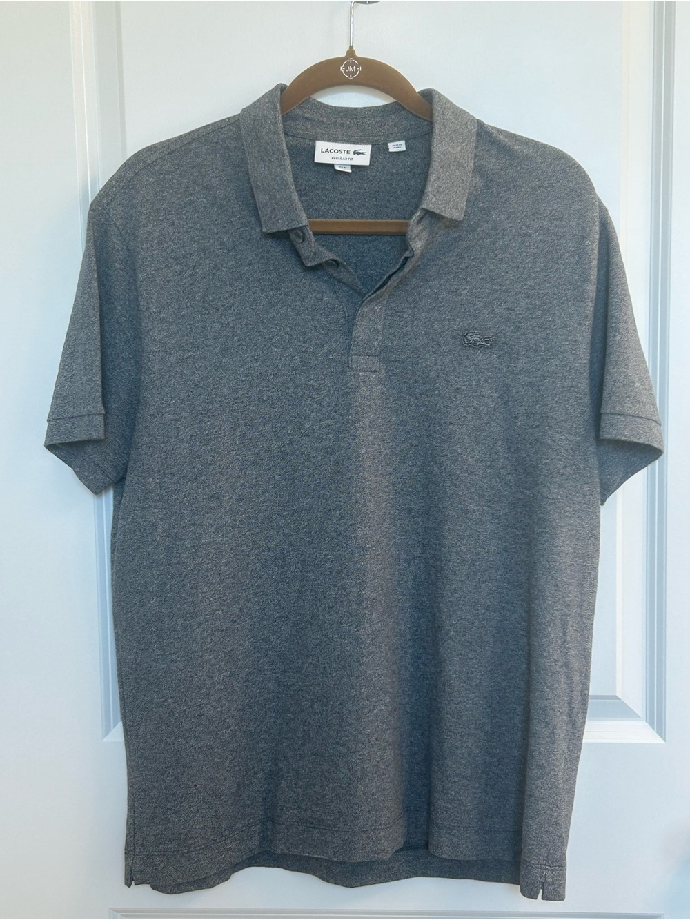 Lacoste Men's Heather Grey Polo Shirt